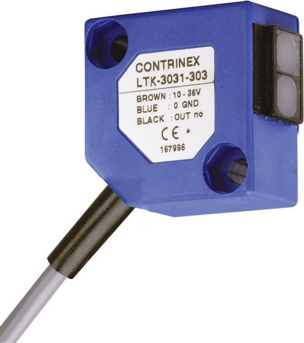 Contrinex LTK-3031-303 reflexní světelný snímač, 620 100 405, spínání za světla, 10 - 36 V/DC, 1 ks