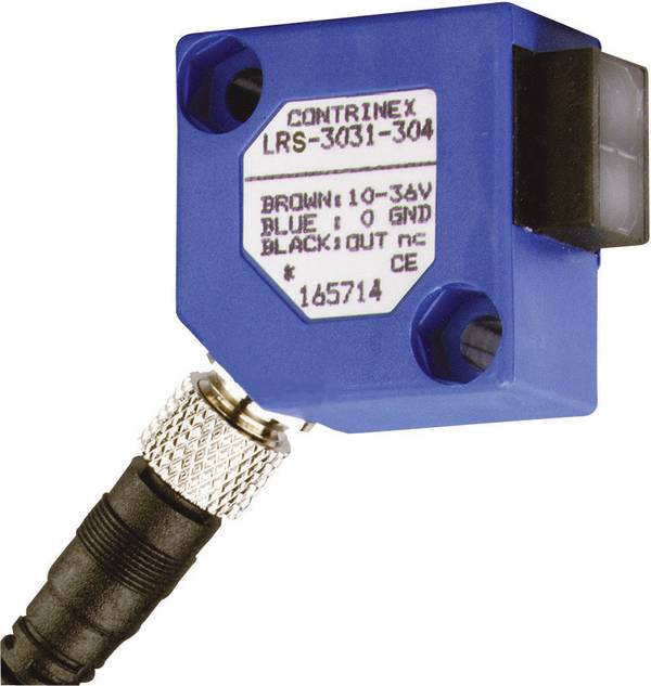 Contrinex LRS-3031-304 reflexní světelná závora, 620 100 416, spínání za tmy, 10 - 36 V/DC, 1 ks
