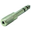 Adaptér jack jack zástrčka 6,35 mm - jack zásuvka 3,5 mm TRU COMPONENTS 1559814, stereo, pólů 3, 1 ks
