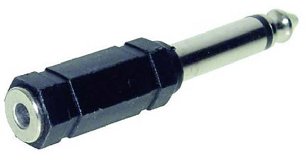 TRU COMPONENTS adaptér jack jack zástrčka 6,3 mm - jack zásuvka 3,5 mm mono Pólů:2 1 ks