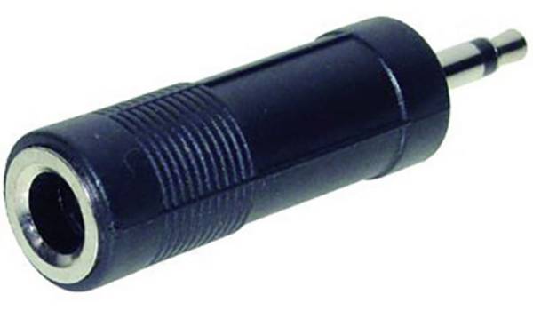 TRU COMPONENTS adaptér jack jack zástrčka 3,5 mm - jack zásuvka 6,3 mm mono Pólů:2 1 ks