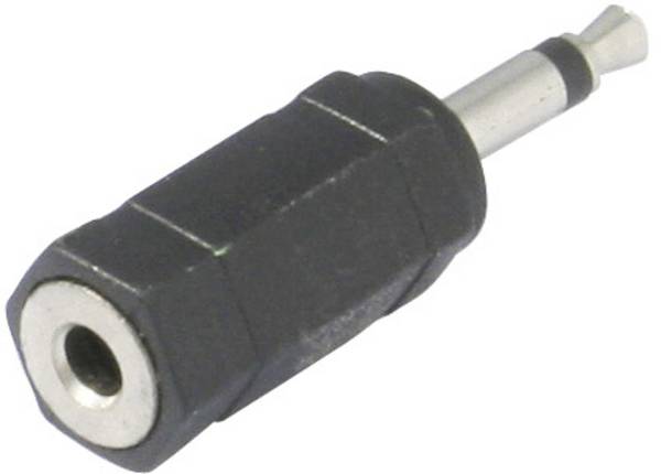 TRU COMPONENTS adaptér jack jack zástrčka 3,5 mm - jack zásuvka 3,5 mm mono Pólů:2 1 ks