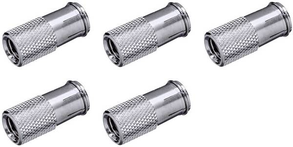 BKL Electronic 0403523 F konektor  Připojení kabelu: F zástrčka Průměr lanka: 7 mm 5 ks