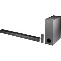 HDMI Soundbar Renkforce RF-TB500WW Bluetooth®, NFC, vr. bezdrôtového subwooferu, upevnenie na stenu, čierna