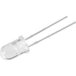 LED s vývody Everlight Opto 333-2SURC/S530-A2, 5 mm, 10 °, 890 mcd, červená