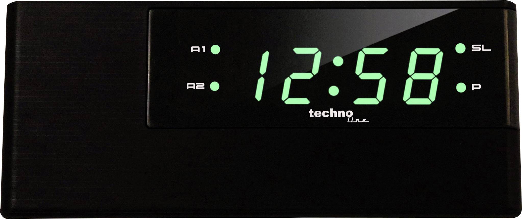Techno Line WT 488 Quartz budík černá časů buzení 2 2 časy časovače