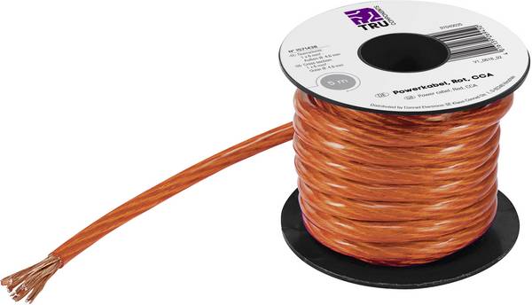 TRU COMPONENTS 1567035 zemnicí kabel, 1 x 16 mm², červená, 5 m