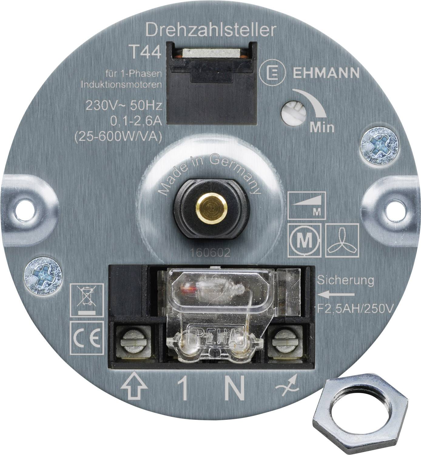 Ehmann 4460c0010ch nastavovač otáček bílá-0