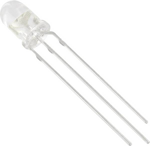 TRU COMPONENTS 1577516 LED s vývody červená, zelená kulatý 5 mm 175 mcd, 75 mcd 35 ° 20 mA
