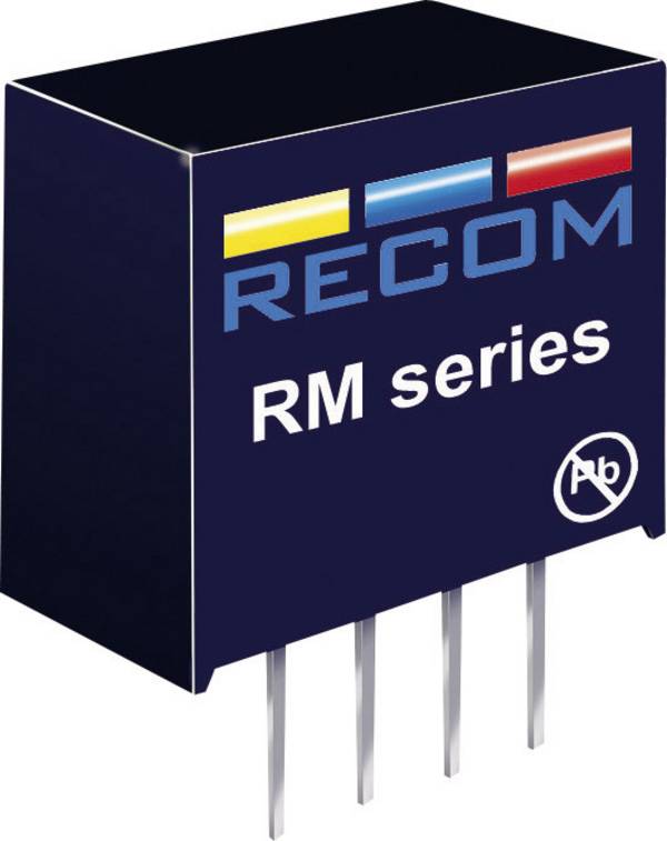 RECOM RM-053.3S DC/DC měnič napětí do DPS 5 V/DC 3.3 V/DC 76 mA 0.25 W Počet výstupů: 1 x Obsah 1 ks