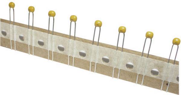 TANCAP CT4-0805B104K500C1T keramický kondenzátor THT  100 nF 50 V 10 % (š x v) 4.2 mm x 25 mm 1 ks
