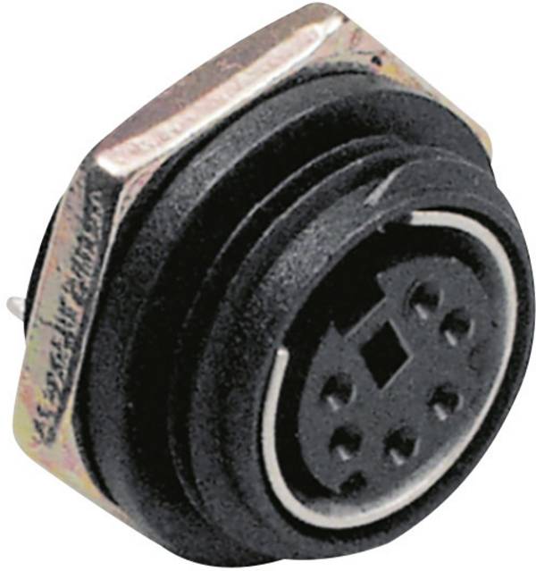 TRU COMPONENTS 1578973 mini DIN konektor zásuvka, vestavná vertikální Pólů: 4 1 ks
