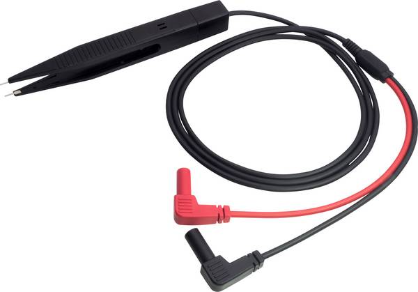 VOLTCRAFT MSL-503 měřicí kabel 4 mm zástrčka  1.14 m černá, červená 1 ks