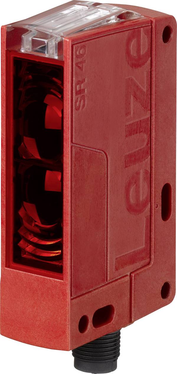 Leuze Electronic LE46C/4P-M12 jednocestná světelná závora, 50127033, přijímač, spínání za světla, spínání za tmy, 10 - 30 V/DC, 1 ks