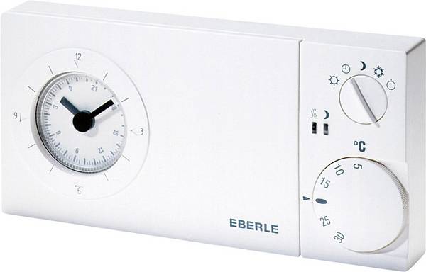 Eberle Easy 3 SW pokojový termostat na omítku, 517 2702 51 100, týdenní program, 1 ks