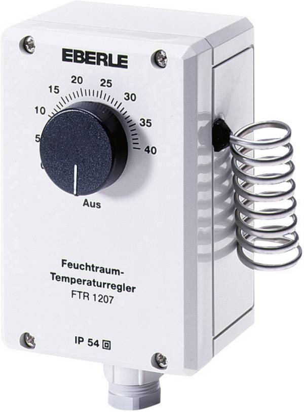 Eberle FTR 1207 Termostat do vlhkých prostor na omítku, 87215 1207 100, 1 ks
