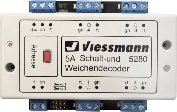Viessmann Modelltechnik 5280  spínací a výhybkový dekodér modul