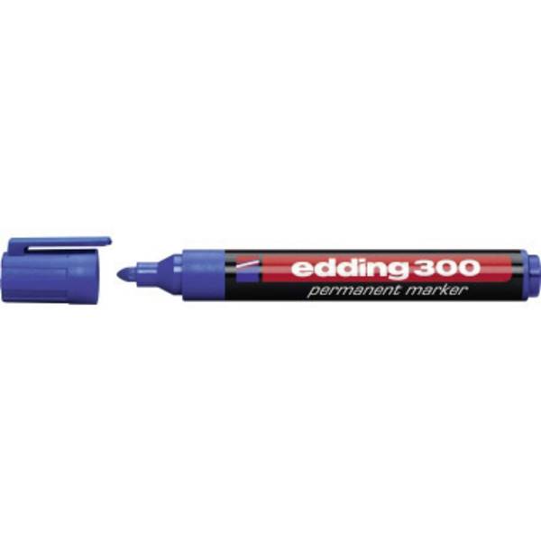 Edding 300 4-300003 permanentní popisovač  tmavě modrá Vodotěsné: Ano