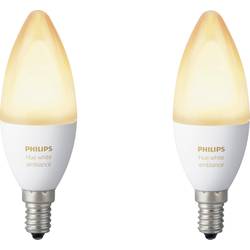 LED žárovka (sada 2 ks) Philips Lighting Hue White ambiance, E14, teplá bílá, neutrálně bílá, studená bílá