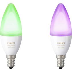 LED žárovka (sada 2 ks) Philips Lighting Hue White and Color Ambiance, E14, 6.5 W, RGBW