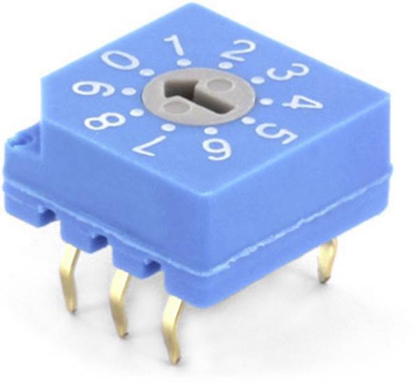 TRU COMPONENTS  TC-CDS10  TC-CDS10  kódovací přepínač  BCD  0-9    1 ks