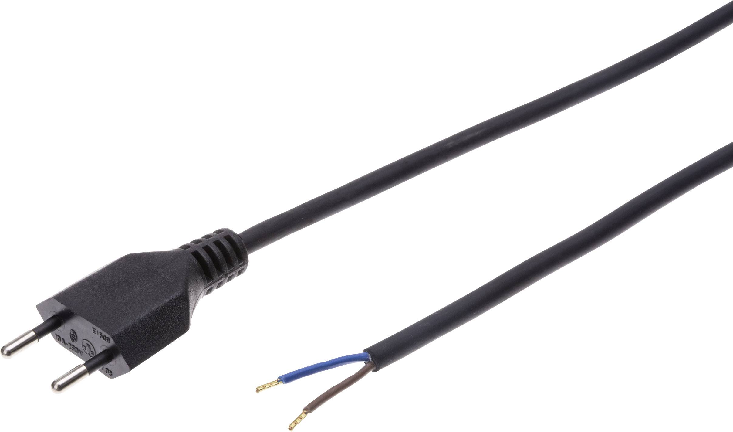 Max Hauri 114306 napájecí síťový kabel černá 3.00 m