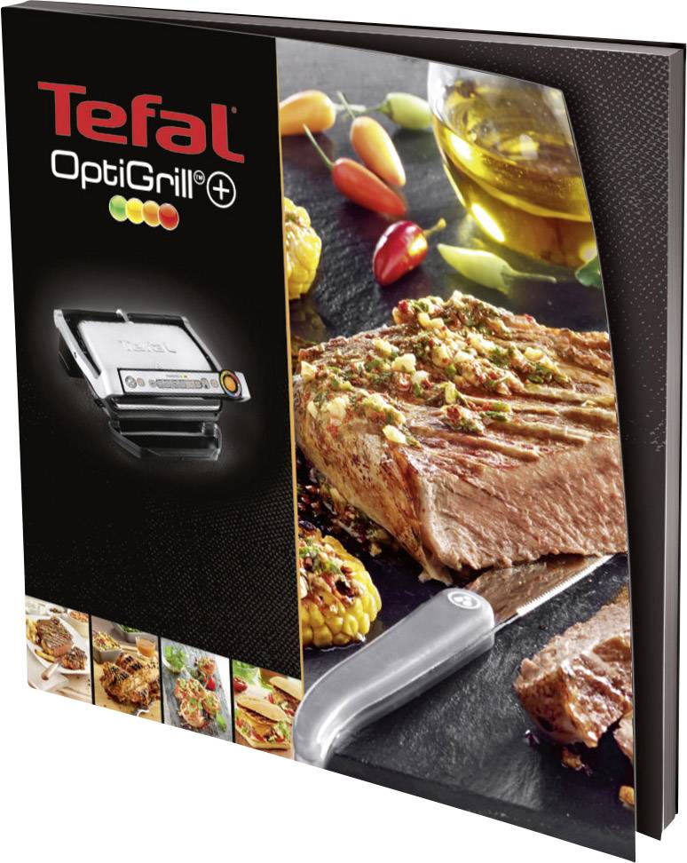 Tefal Optigrill+ elektrický gril, kontaktní gril, nerezová ocel kartáčovaná, černá-3