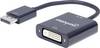 Manhattan 152228 DisplayPort adaptér [1x zástrčka DisplayPort - 1x DVI zásuvka 24+1pólová] černá 23.00 cm