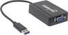 Manhattan 152303 USB 3.0 / VGA adaptér [1x USB 3.0 zástrčka A - 1x VGA zásuvka] černá 0.26 m