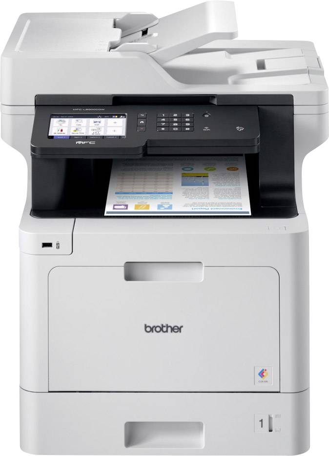 Brother MFC-L 8900 CDW multifunkční tiskárna A4 tiskárna, skener, kopírka, fax LAN, Wi-Fi, NFC, duplexní, duplexní ADF