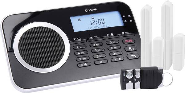 Olympia Protect 9730 6018 sada bezdrátového zabezpečovacího systému, sada bezdrátového alarmu
