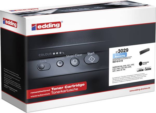 Edding náplň do tiskárny náhradní Samsung MLT-D101S kompatibilní černá 1500 Seiten EDD-3029