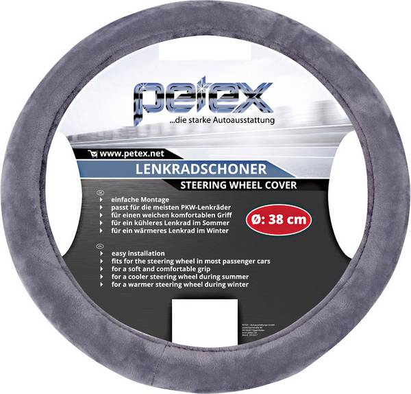 Petex Design 1108 potah na volant  TPE stříbrná 36 - 38 cm