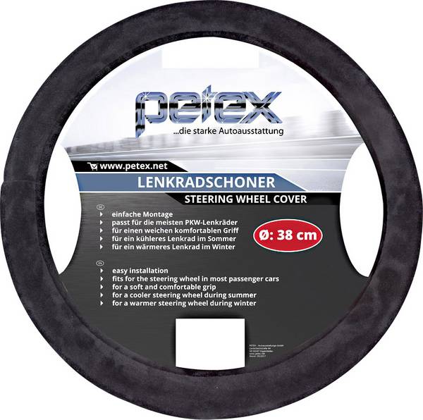 Petex Design 1108 potah na volant  TPE černá 36 - 38 cm