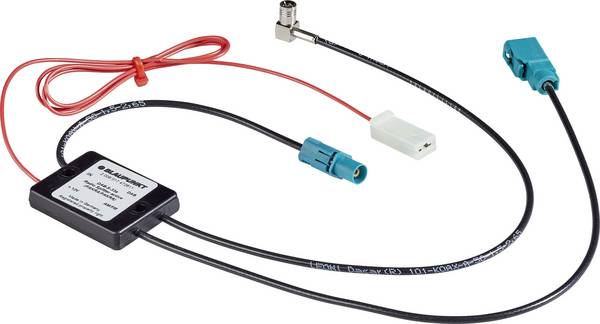 Blaupunkt adaptér pro autoanténu  Zástrčka SMBA-(FAKRA) Z   Aktivní se zesílením signálu 2006017472611