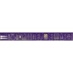 DPS pravítko TRU Components, 30 cm PCB RULER TRU COMPONENTS (d x š x v) 300 x 34 x 1 mm
