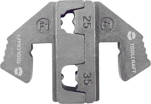 TOOLCRAFT PLE-0F1 Lisovací vložky Krimpovací nástavec pro dutinky 25 - 35  Vhodné pro značku (kleště): TOOLCRAFT PZ-500