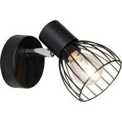 Nástěnný reflektor E14 40 W LED Brilliant Blacky 62110/06 černá