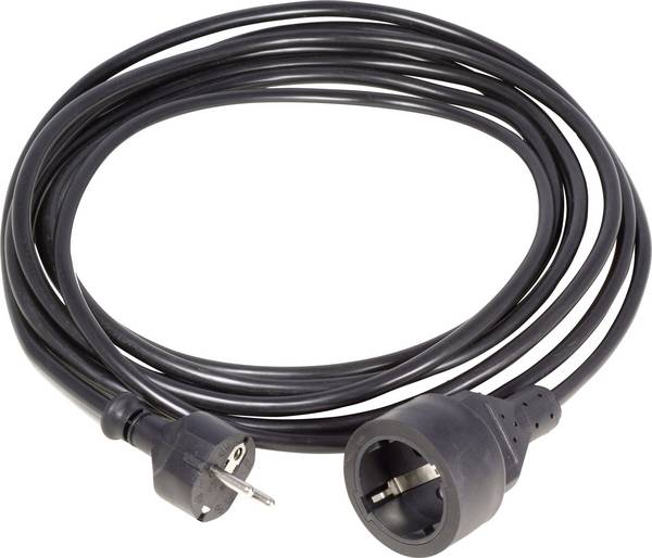 HAWA 1008294 napájecí prodlužovací kabel, 16 A, černá, 5.00 m