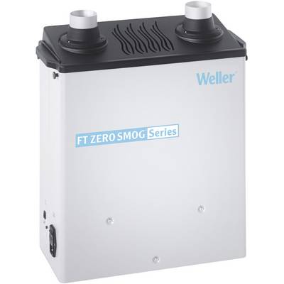 Vzduchový filtr s černým horním krytem, dvěma větracími otvory. Označení: 'Weller FT ZERO SMOG Series'.