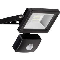 Venkovní LED reflektor s PIR detektorem Goobay 58998, 10 W, denní světlo, černá