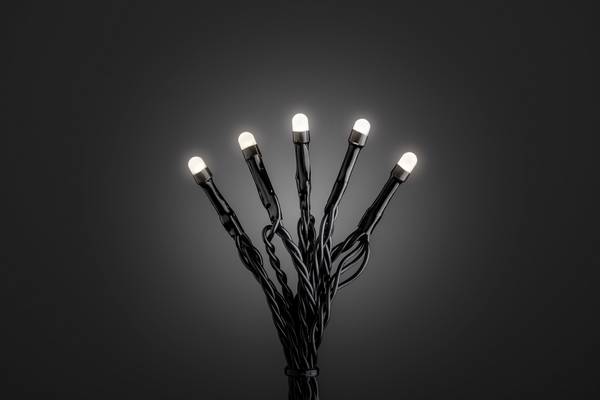 Konstsmide 3811-100 mikro světelný řetěz  venkovní Energetická třída (EEK2021): G (A - G) 230 V Počet žárovek 80 LED teplá bílá Délka světel: 12.64 m