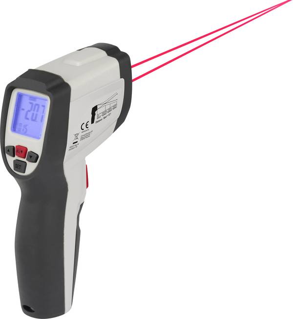 VOLTCRAFT IR 500-12D infračervený teploměr, optika 12:1, -50 - +500 °C, pyrometr