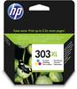 HP Ink 303XL originál azurová, purppurová, žlutá T6N03AE Inkousty
