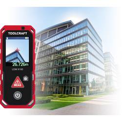 Laserový měřič vzdálenosti TOOLCRAFT LDM X100 TO-4800057, max. rozsah 100 m