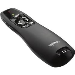 Prezentér vč. laserového ukazovátka Logitech R400 910-001356, černá