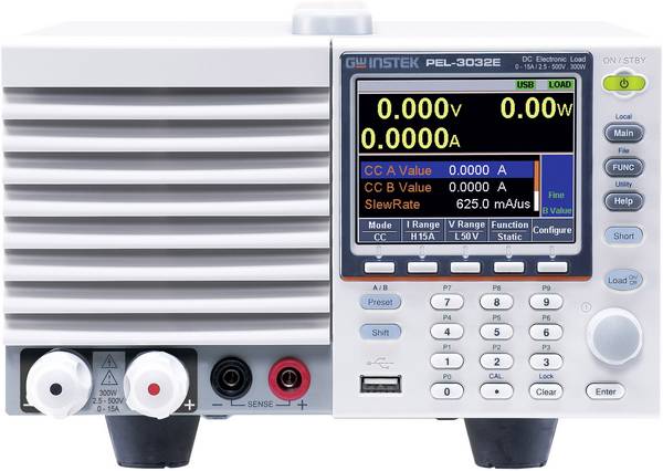 GW Instek PEL-3032E elektronická zátěž Kalibrováno dle (DAkkS) 500 V/DC 15 A 300 W