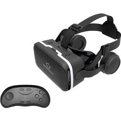 Brýle pro virtuální realitu + Bluetooth game pad pro smartphony Renkforce RF-VR2, černá