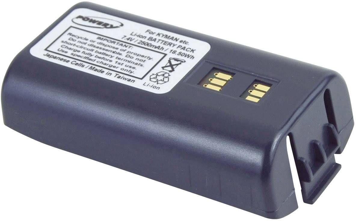 Černý lithium-iontový akumulátor s nápisem „For YAESU" a bezpečnostními pokyny na štítku. Jsou viditelné zlaté kontakty.