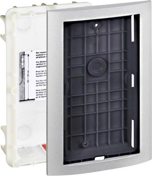 Legrand 905.199  domovní video telefon pouzdro pod omítku, černá, stříbrná, 5145755